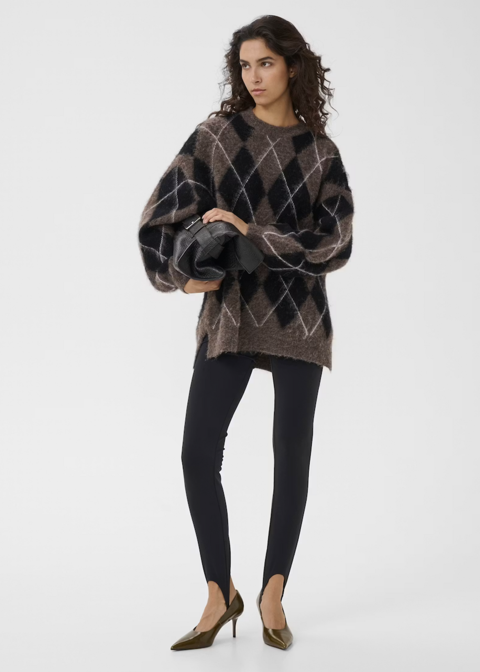 Gestuz GZlyrose - strap leggings black