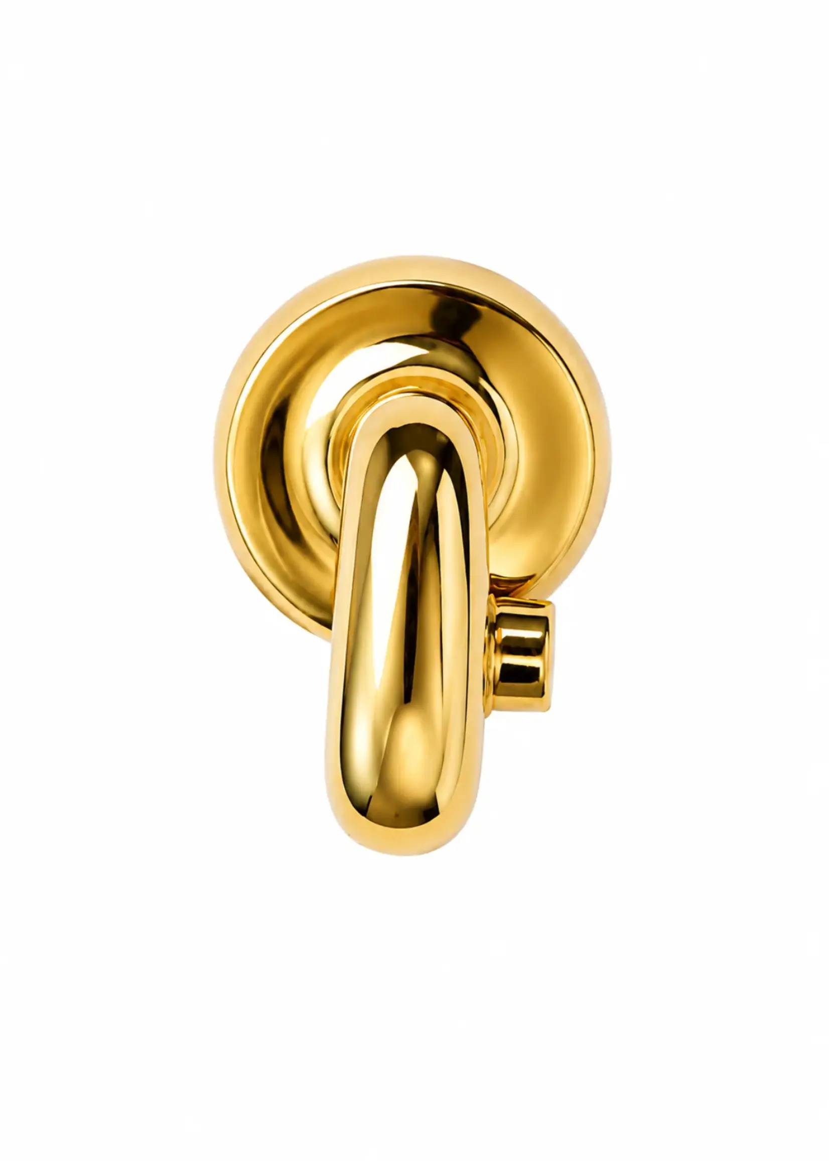 âme Obrooch - Gold Coloured Brooch