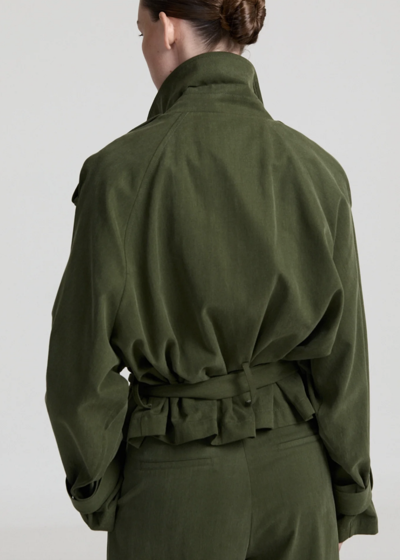 Simone Jacket - Khaki Green