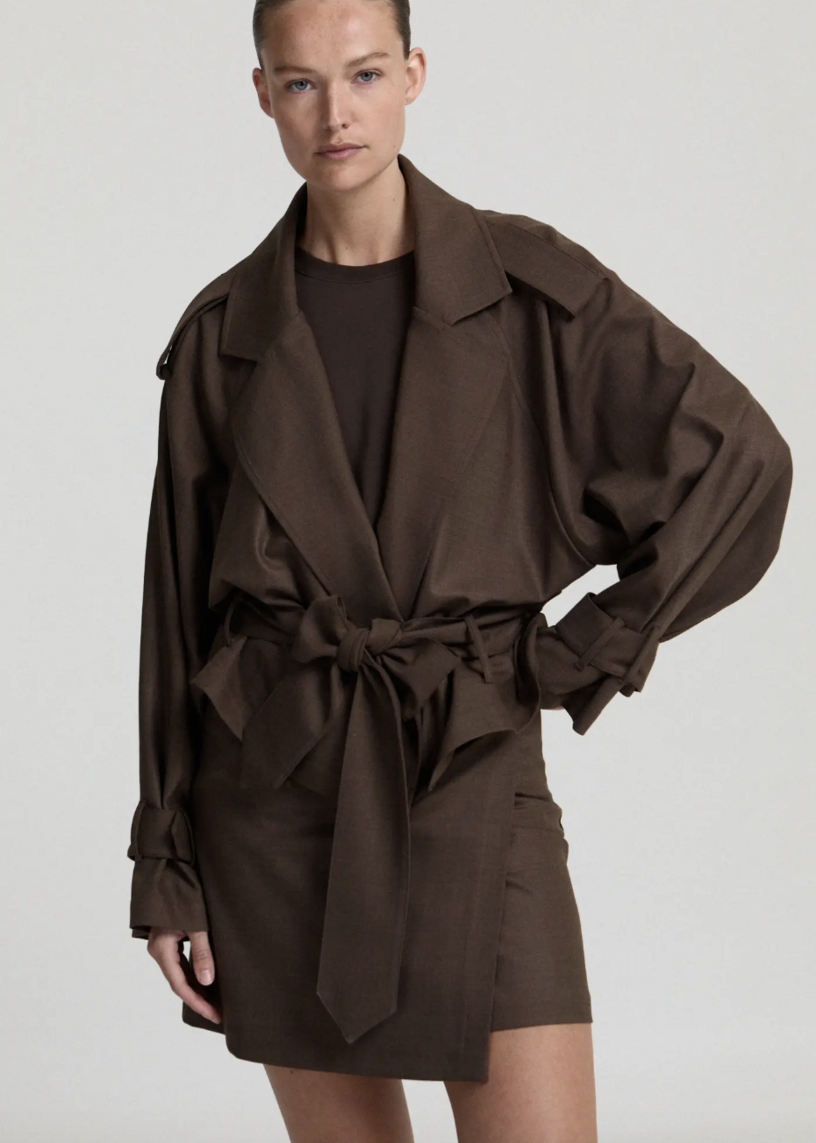 Simone Jacket - Brown Melange