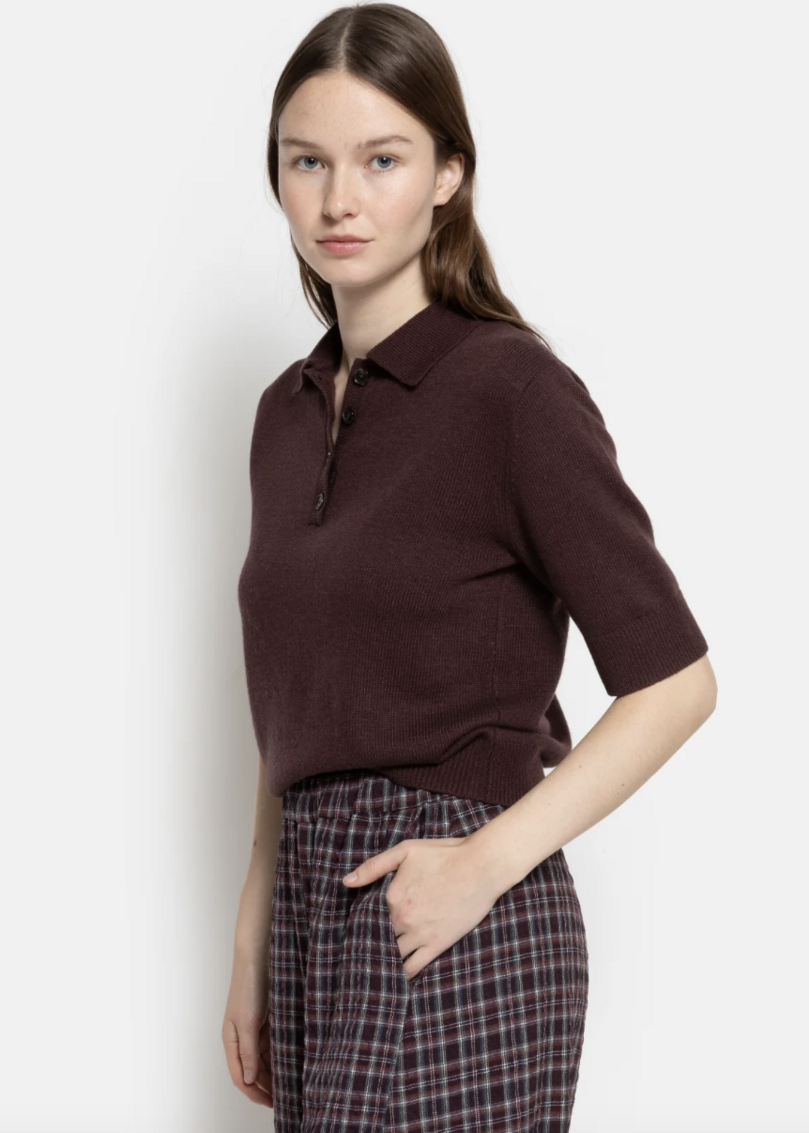 âme Obsession - Bordeaux polo neck