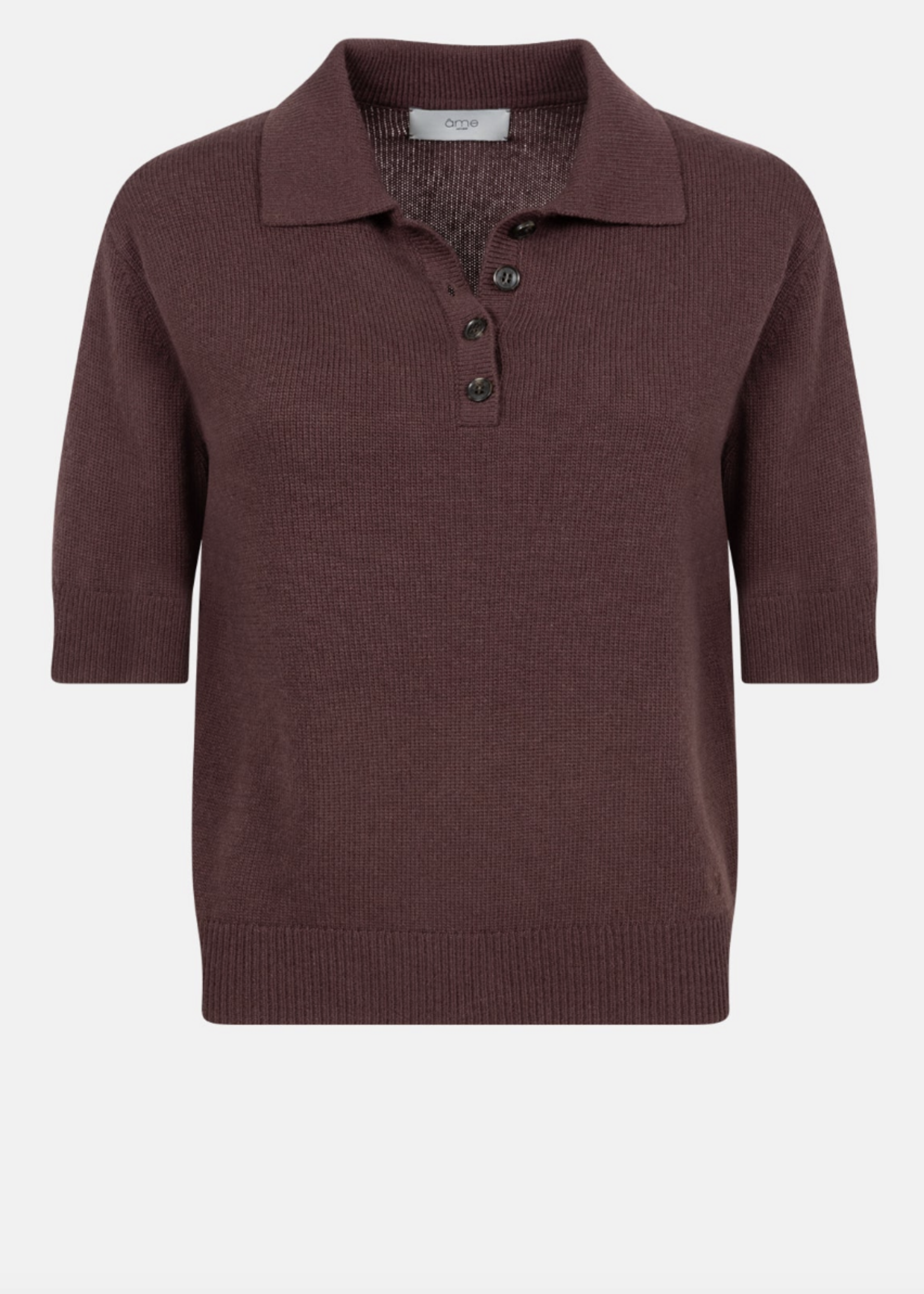 âme Obsession - Bordeaux polo neck