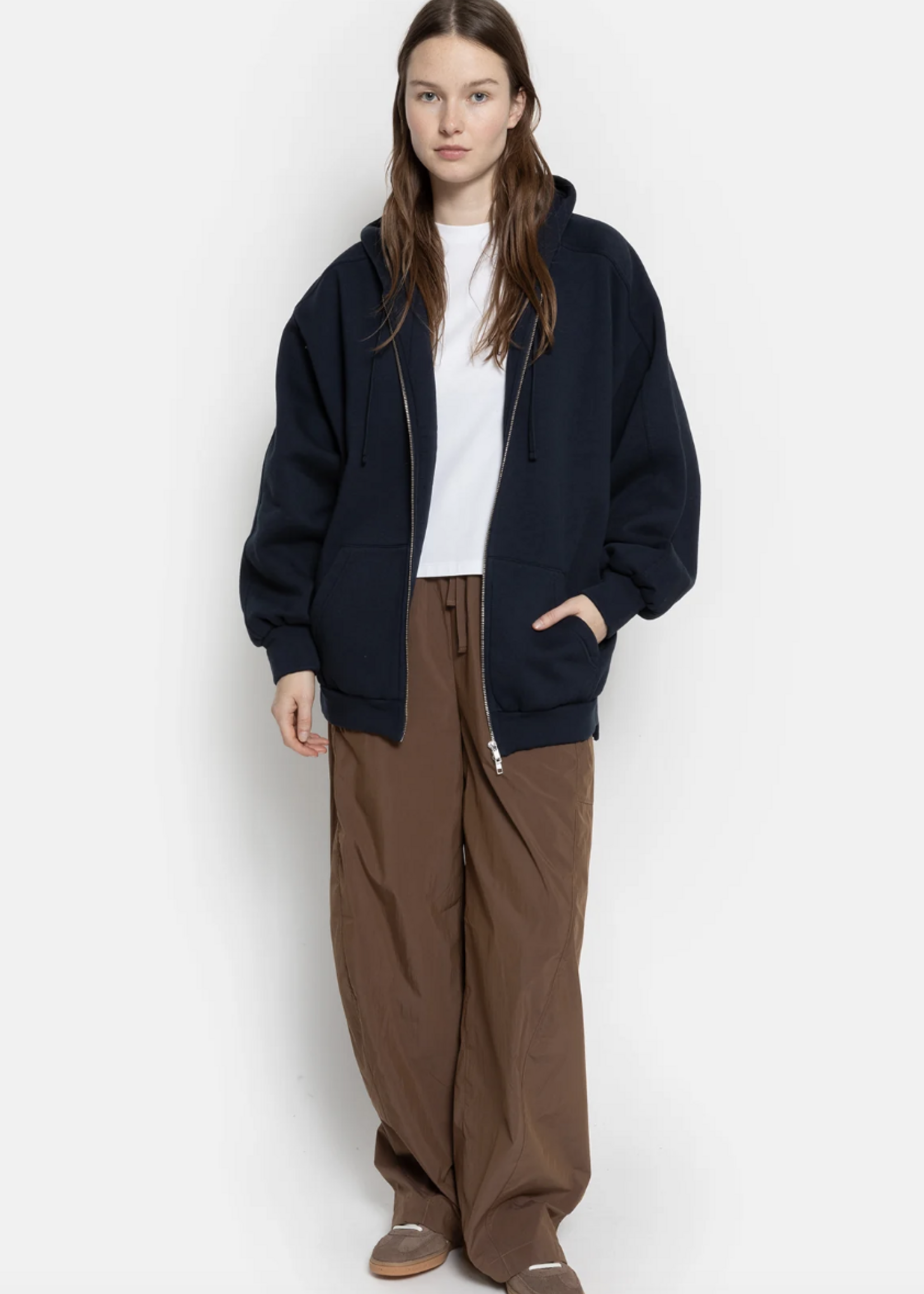 âme Ooper hoodie - Navy oversized