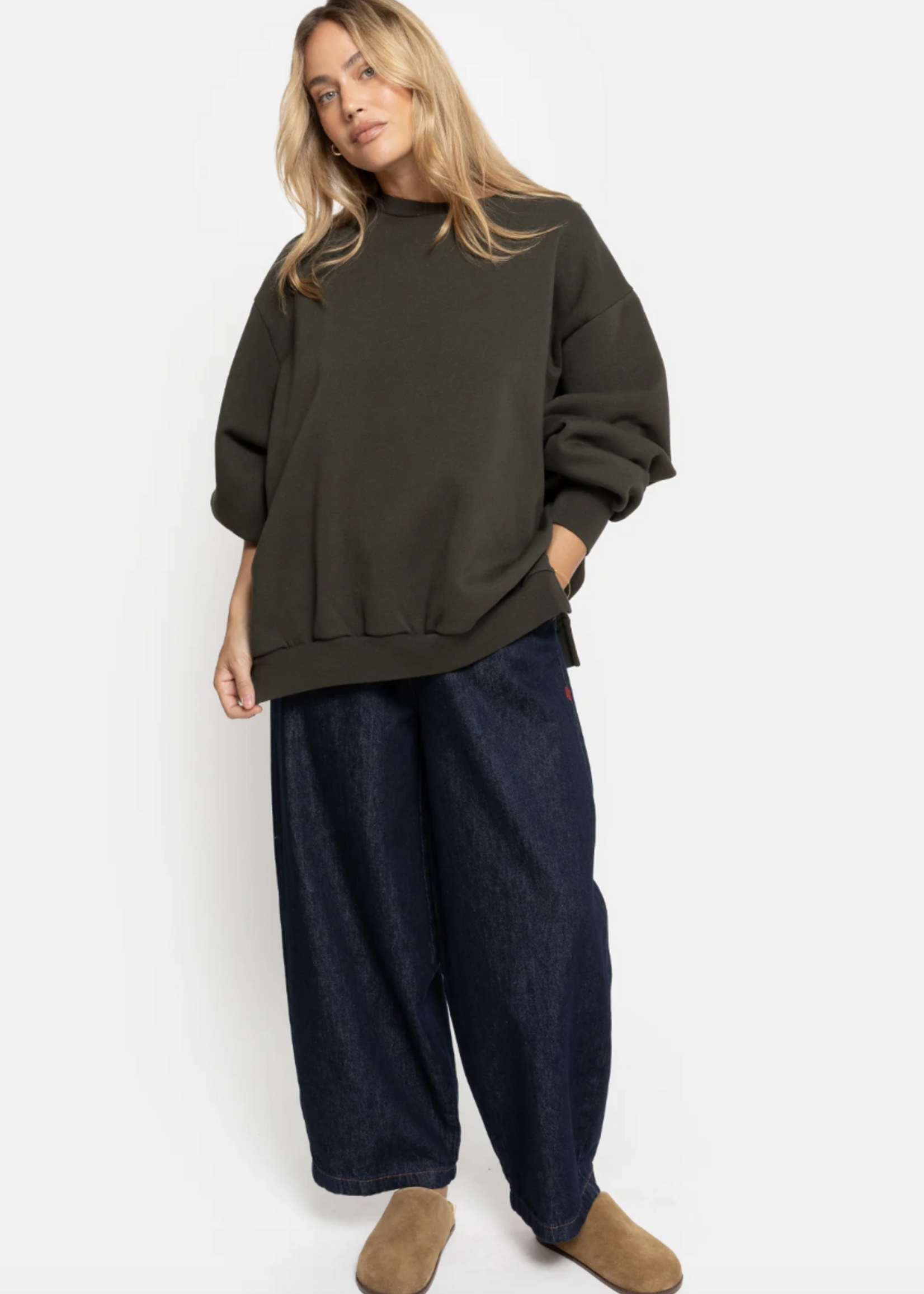 âme Ulla - Forest Green oversized