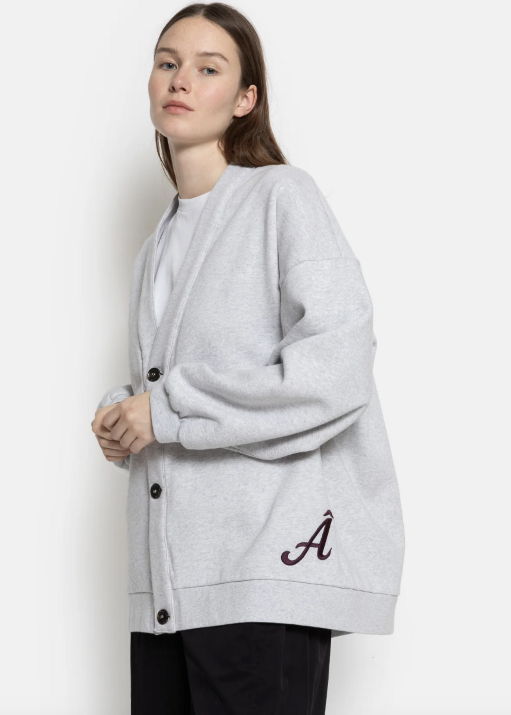 âme Obligation cardigan - Marled Grey