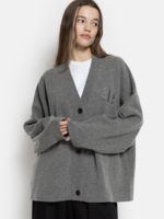 âme Olympia knitted cardigan - Mid Grey