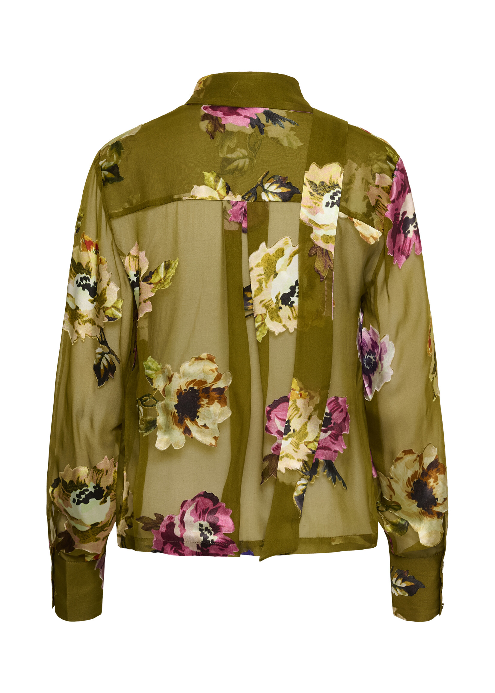 Gestuz GZdarcia shirt - Olive green flower