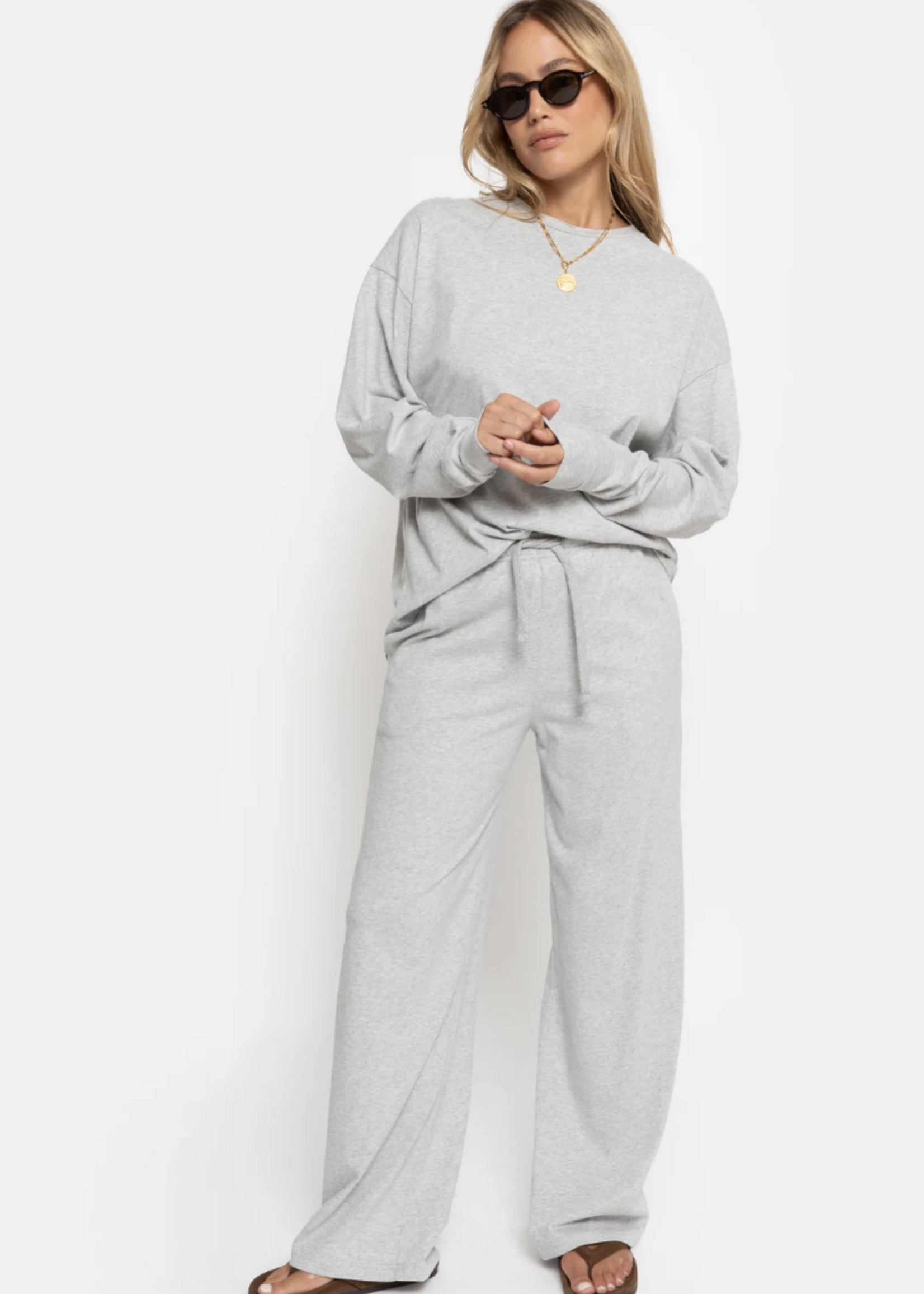 âme Orbit longsleeve - Grey cotton