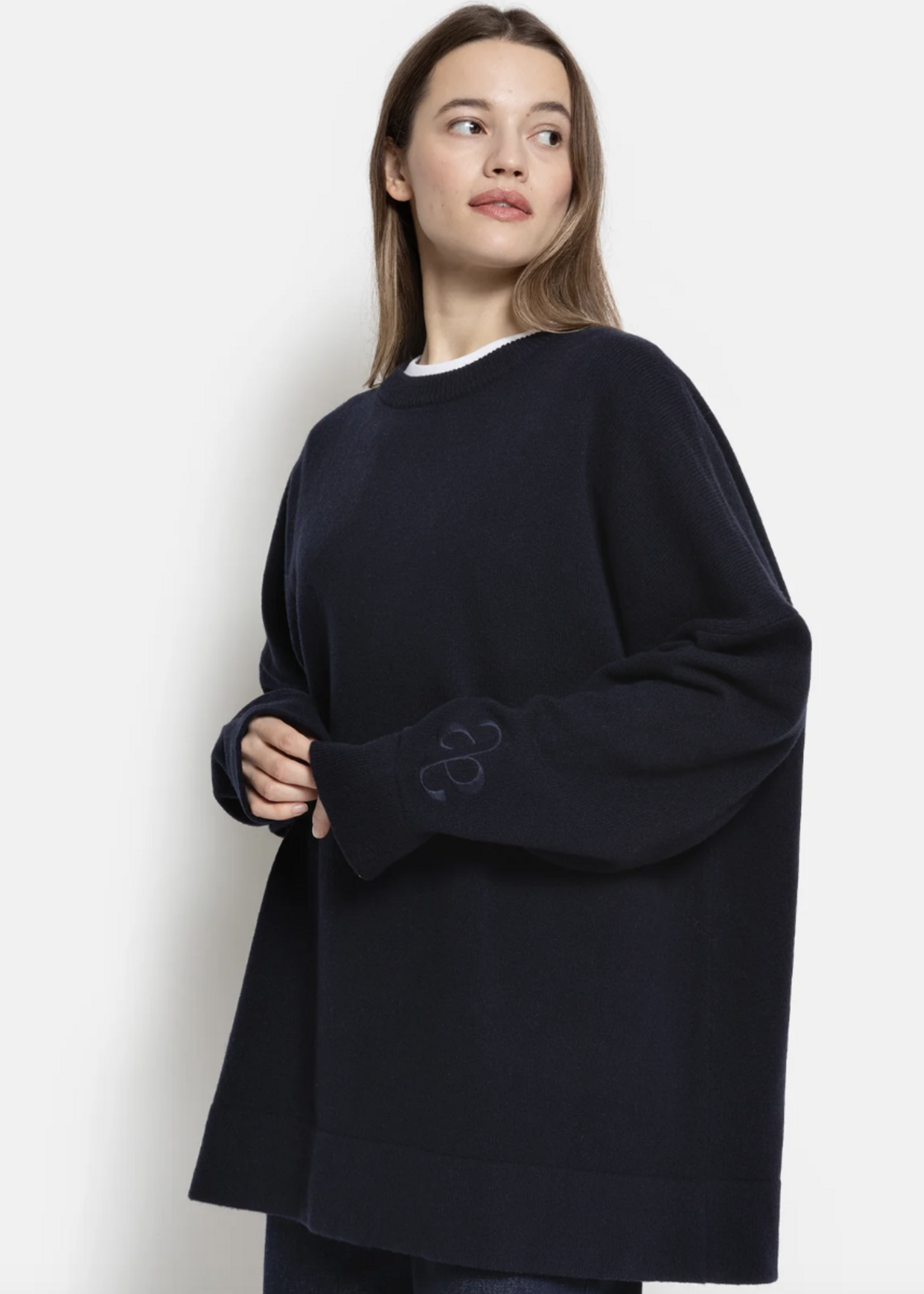 âme Oslo knitted sweater - Navy