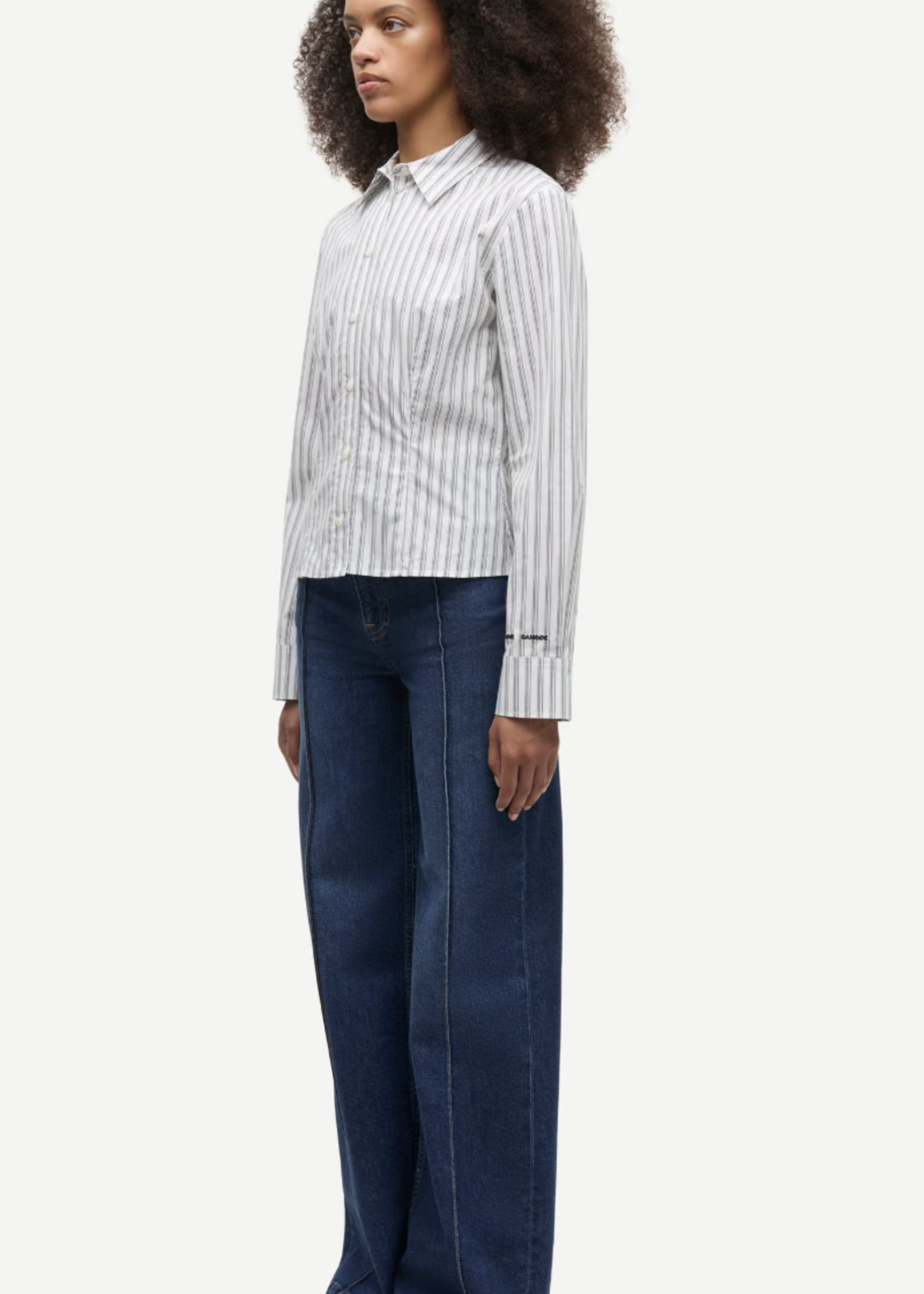 Samsøe Samsøe Sarebecca jeans tuck - Paris blue comfort