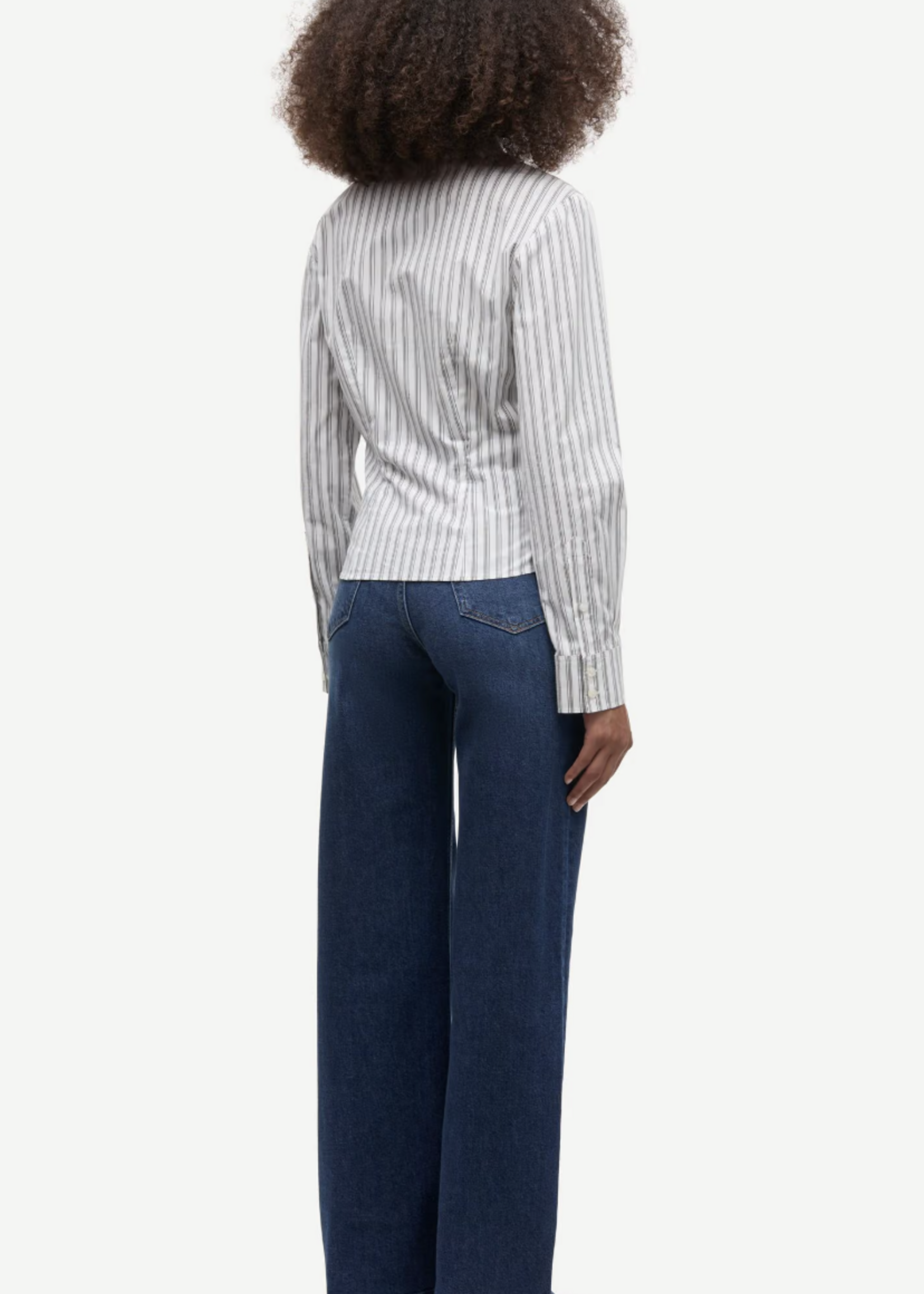 Samsøe Samsøe Sarebecca jeans tuck - Paris blue comfort