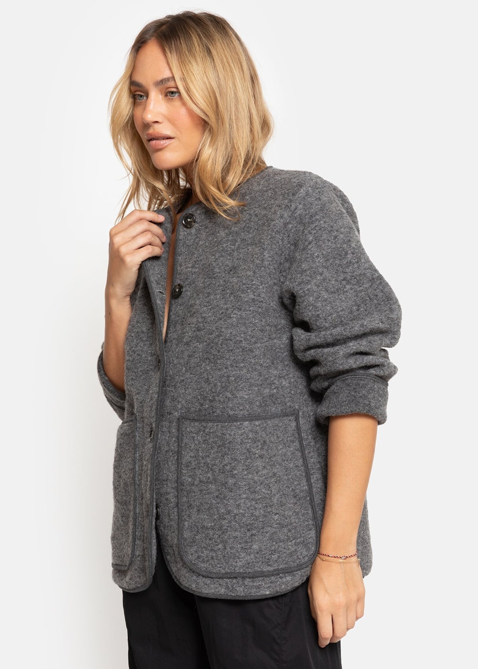âme Oman Jacket - Dark Grey