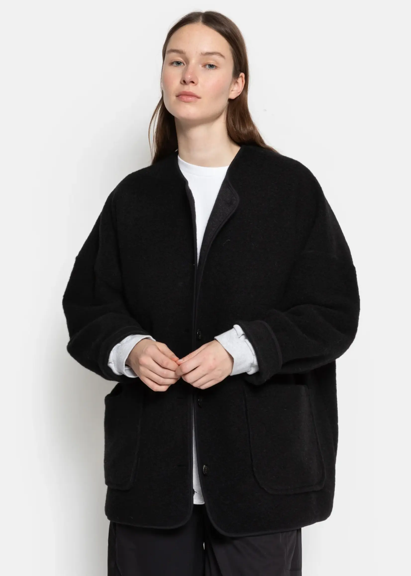 âme Hannah Wooly Jacket - Black