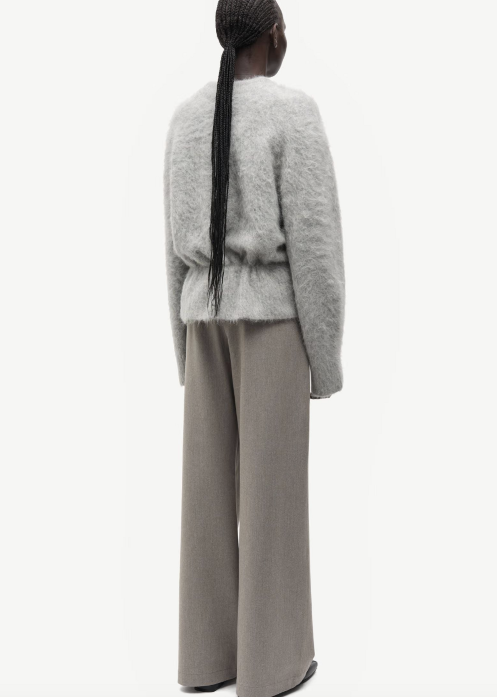 Samsøe Samsøe Salo V-Neck - Grey Mel.