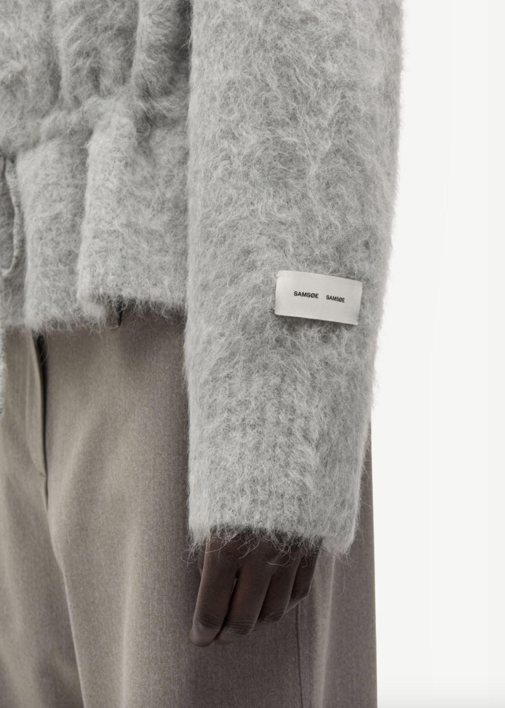 Samsøe Samsøe Salo V-Neck - Grey Mel.