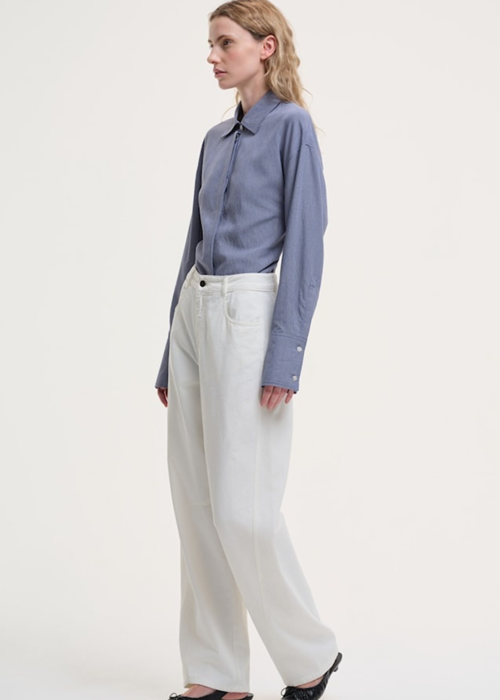 our sister WPeggy Barel Fit Pants - Off-white