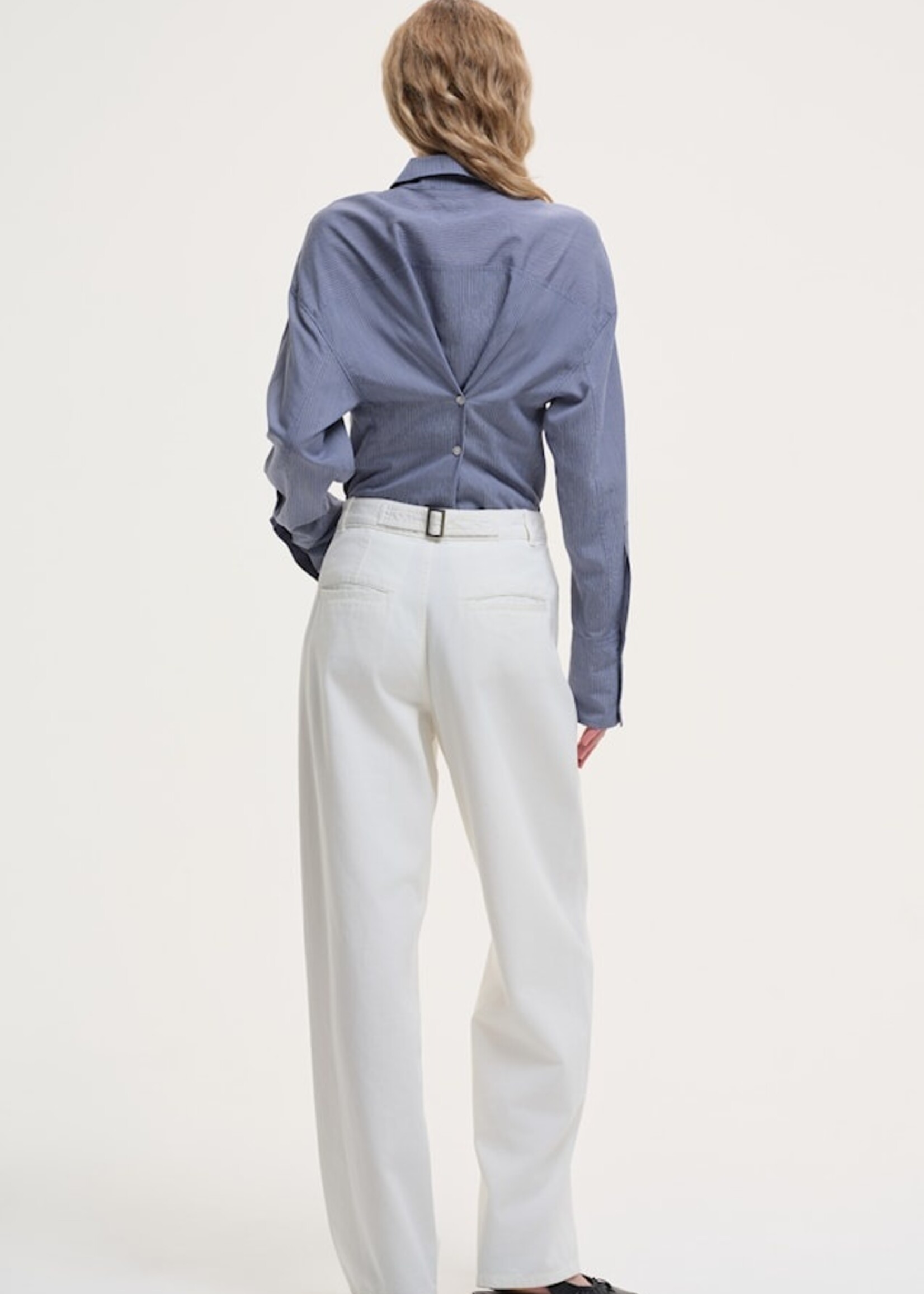 our sister WPeggy Barel Fit Pants - Off-white