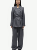 Samsøe Samsøe Saharper Pleat Trousers - Dark Grey mel.