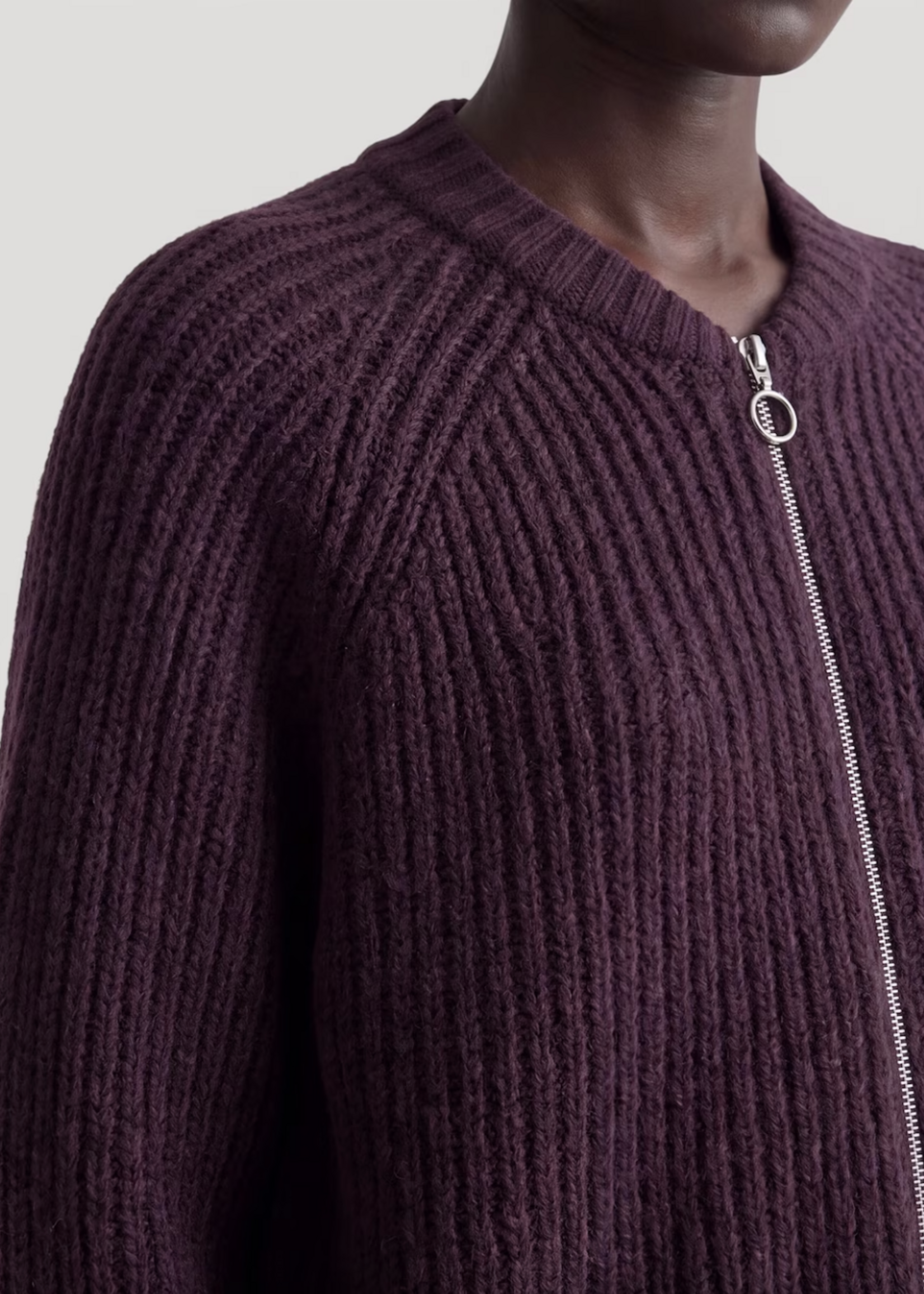 Edited Rani Cardigan - Prune Purple