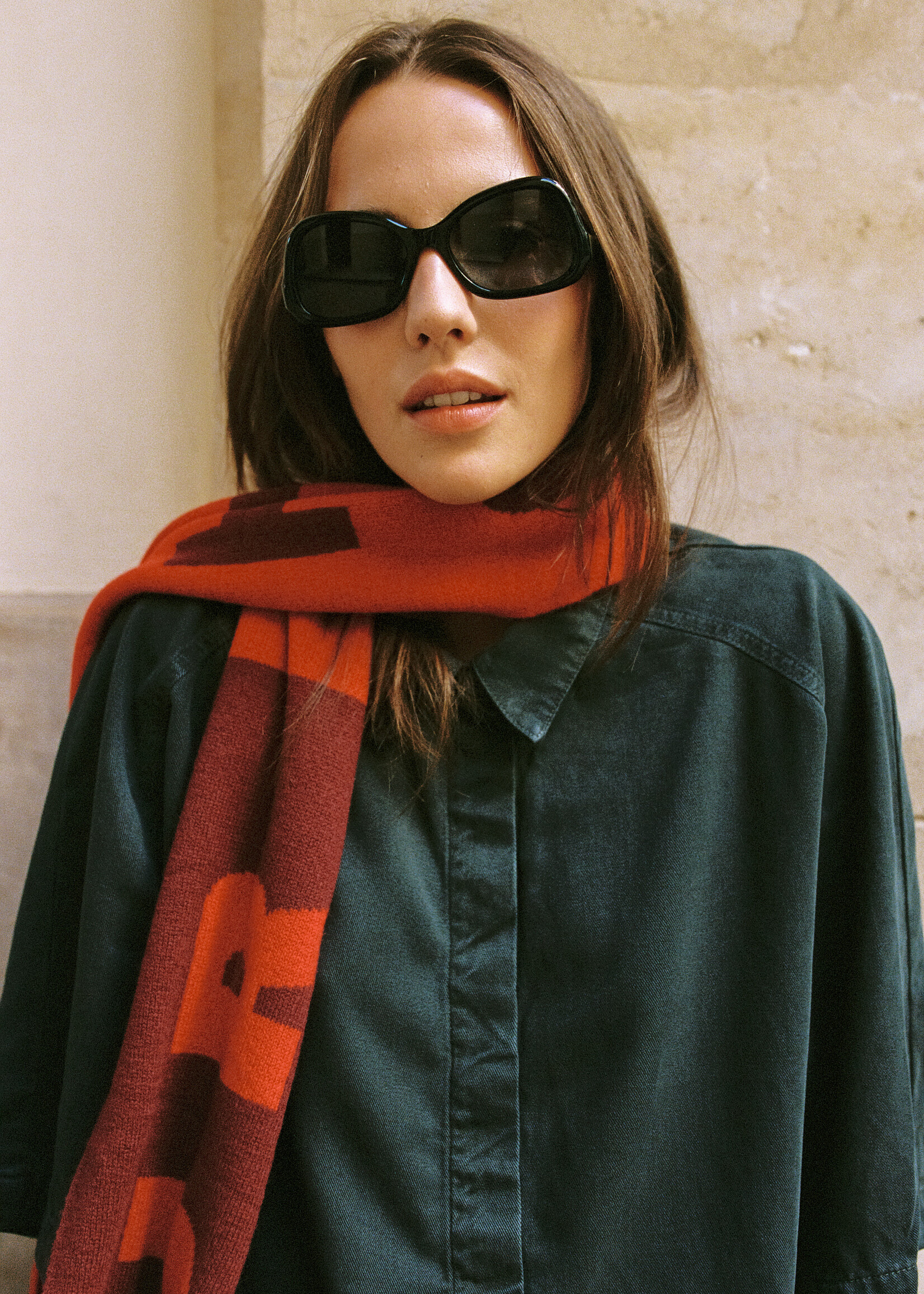 our sister Alba - Logo Scarf