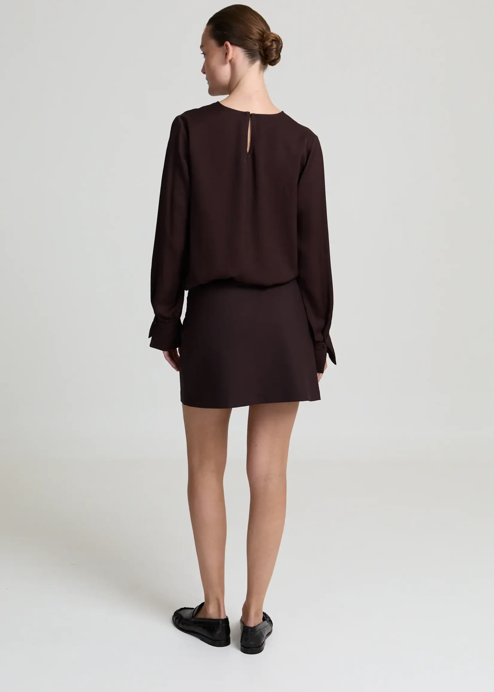 Gemma Skirt - Dark Brown