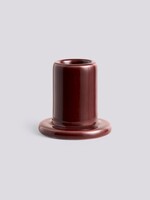 Hay Tube Candleholder - Small - Chestnut brown