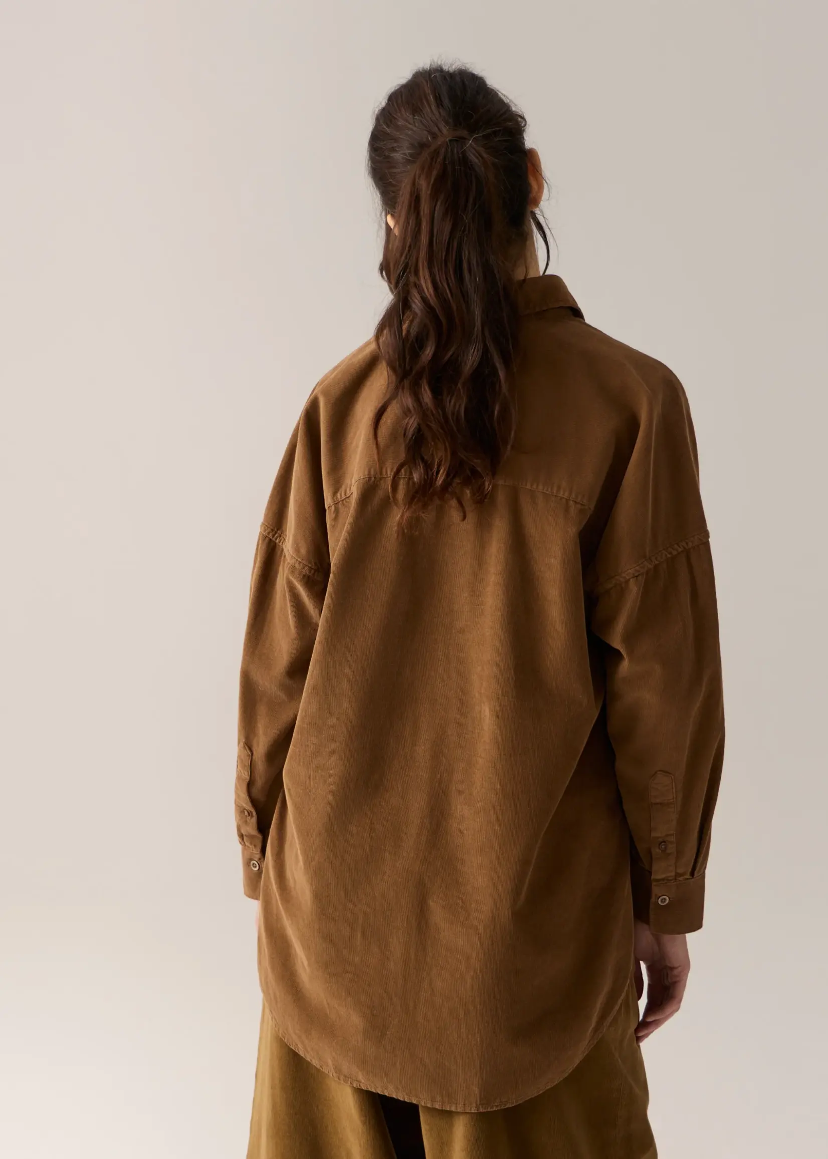 Ross - Curderoy shirt - Caramel cafe