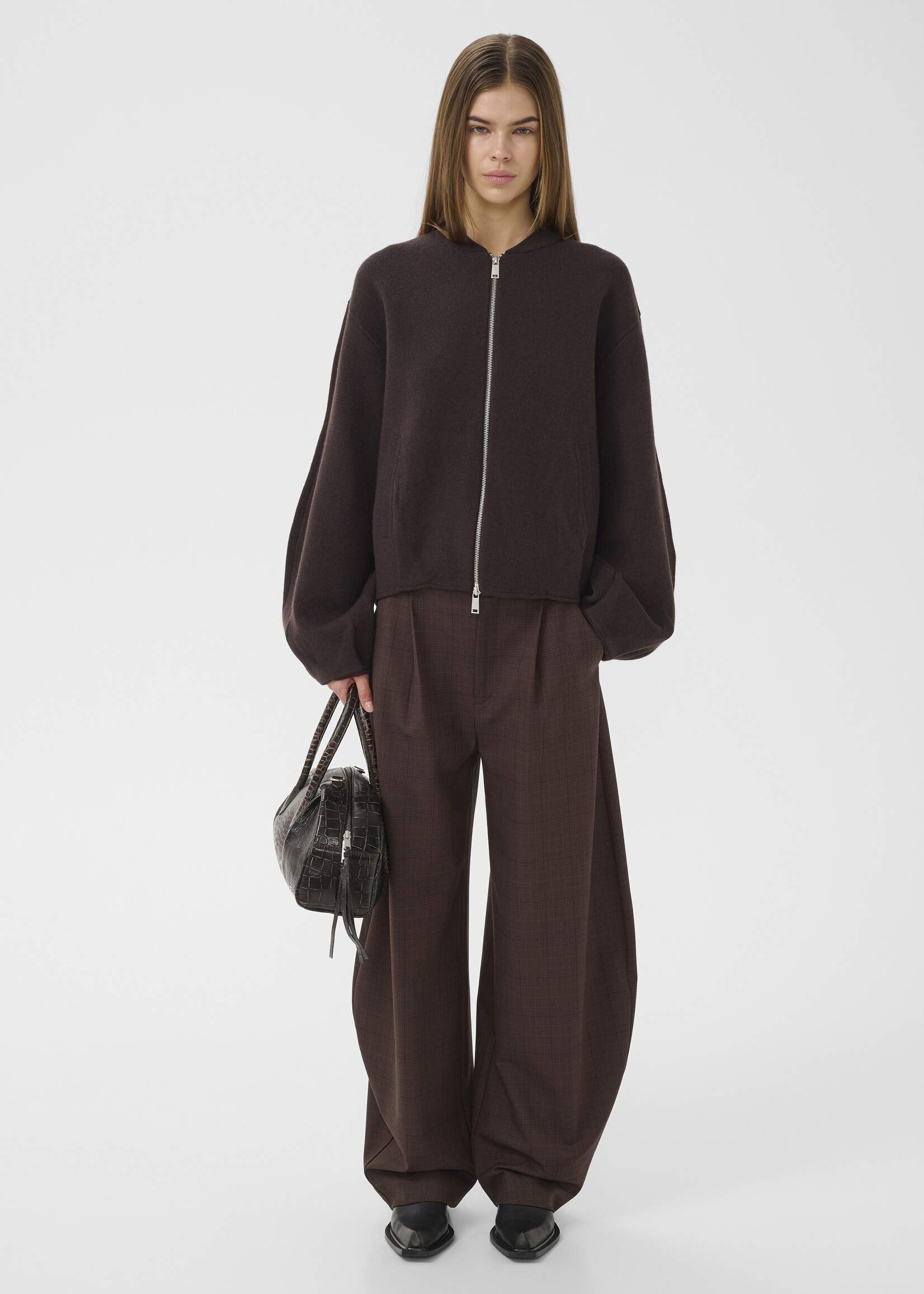 Gestuz GZlavana HW pants - Brown check