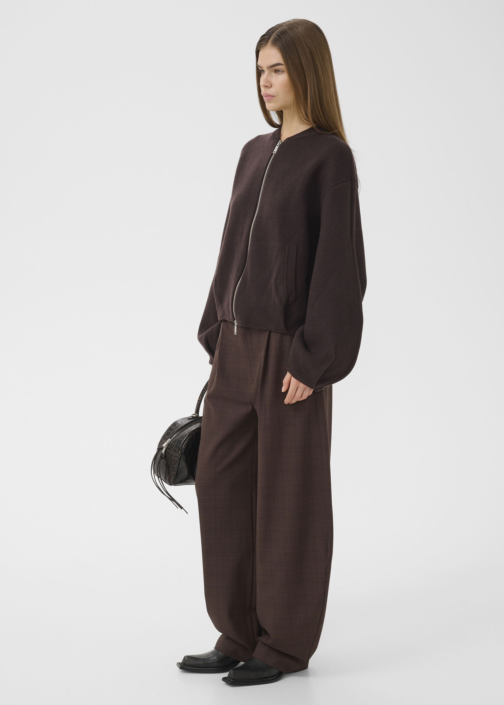 Gestuz GZlavana HW pants - Brown check