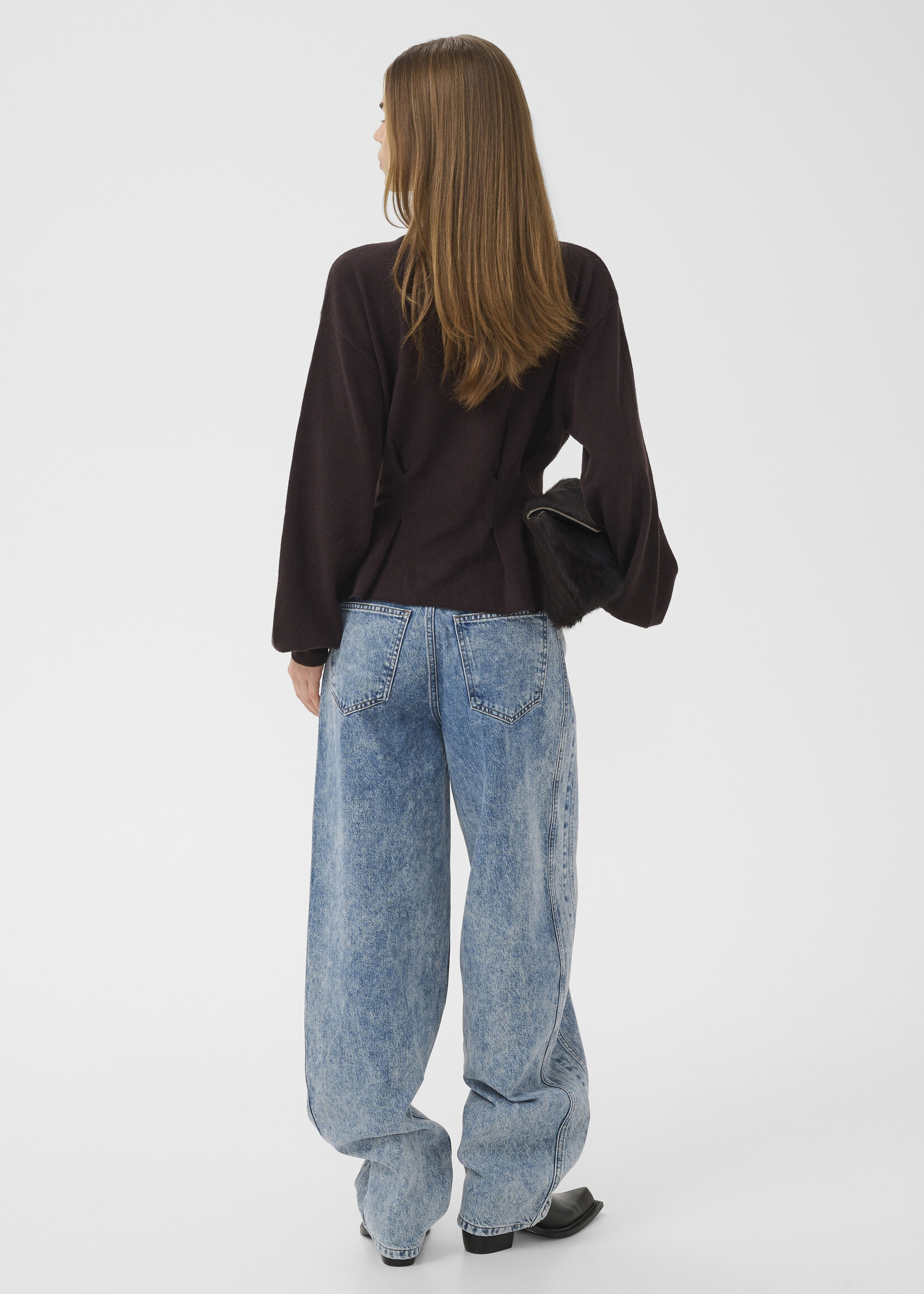 Gestuz GZmanzi waist pullover - Ganache