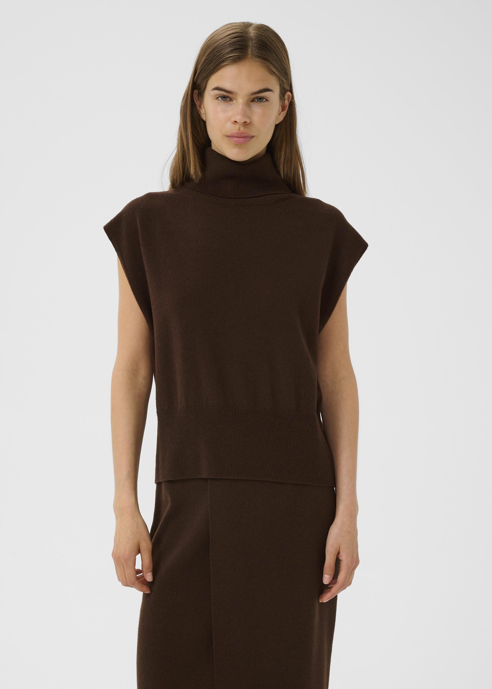 Gestuz GZManzi Waistcoat - Ganache