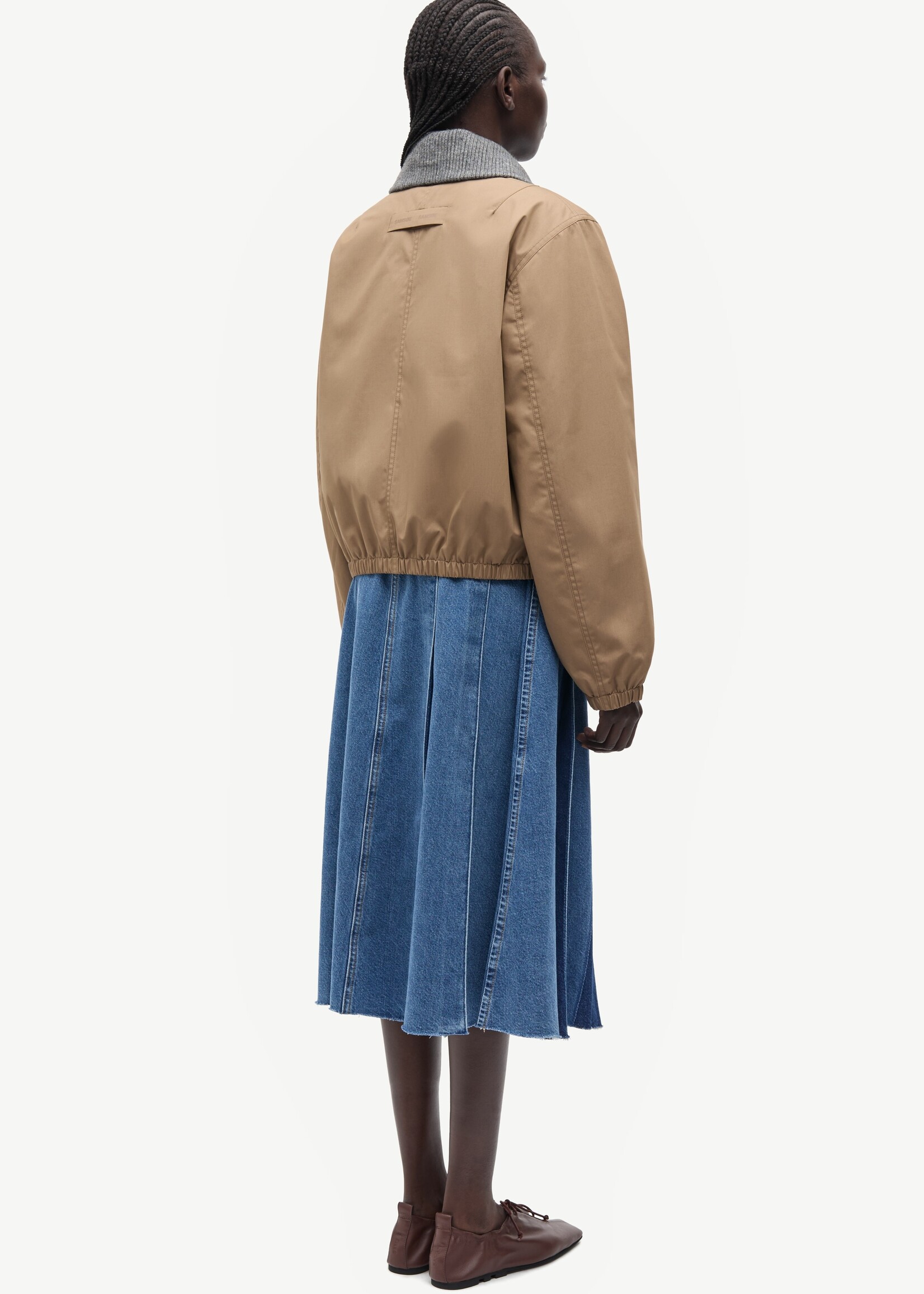 Samsøe Samsøe Sabianco jacket - Lead Gray