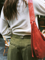 our sister WPeggy Barel Fit pants - Khaki
