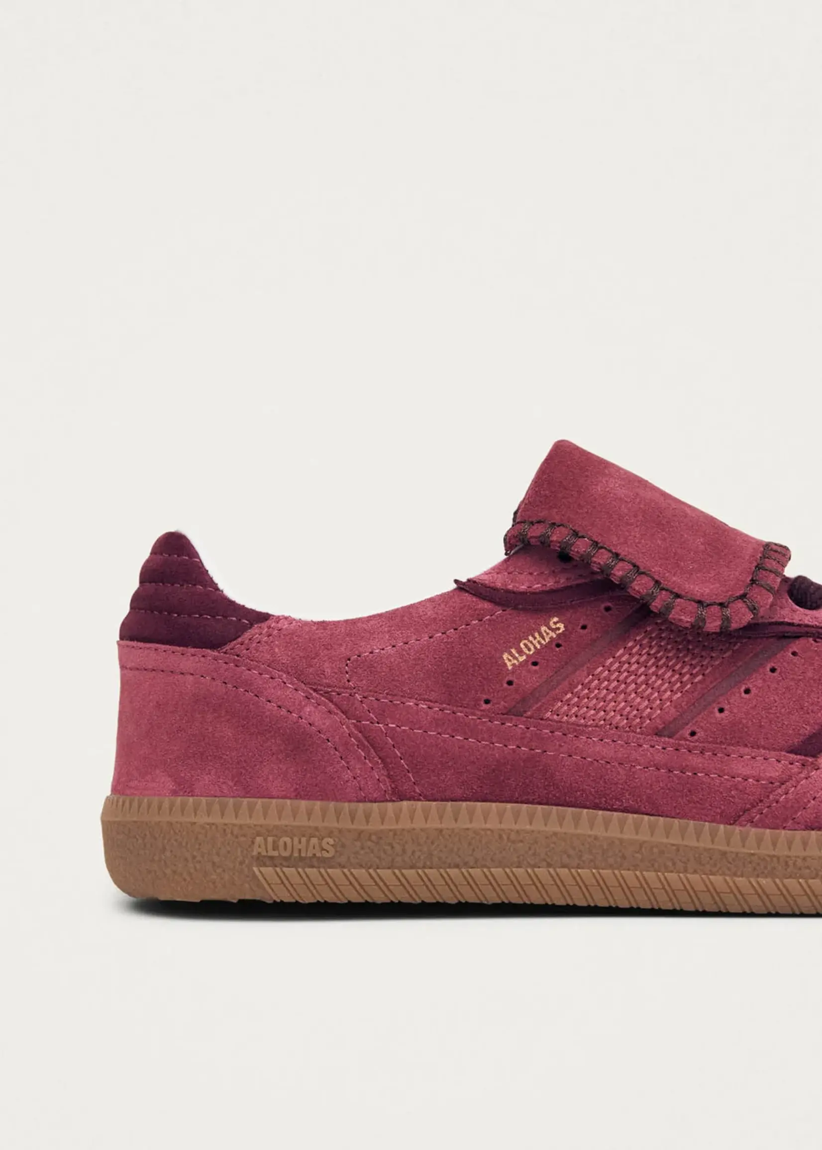 alohas Club Suede Raspberry Leather sneakers
