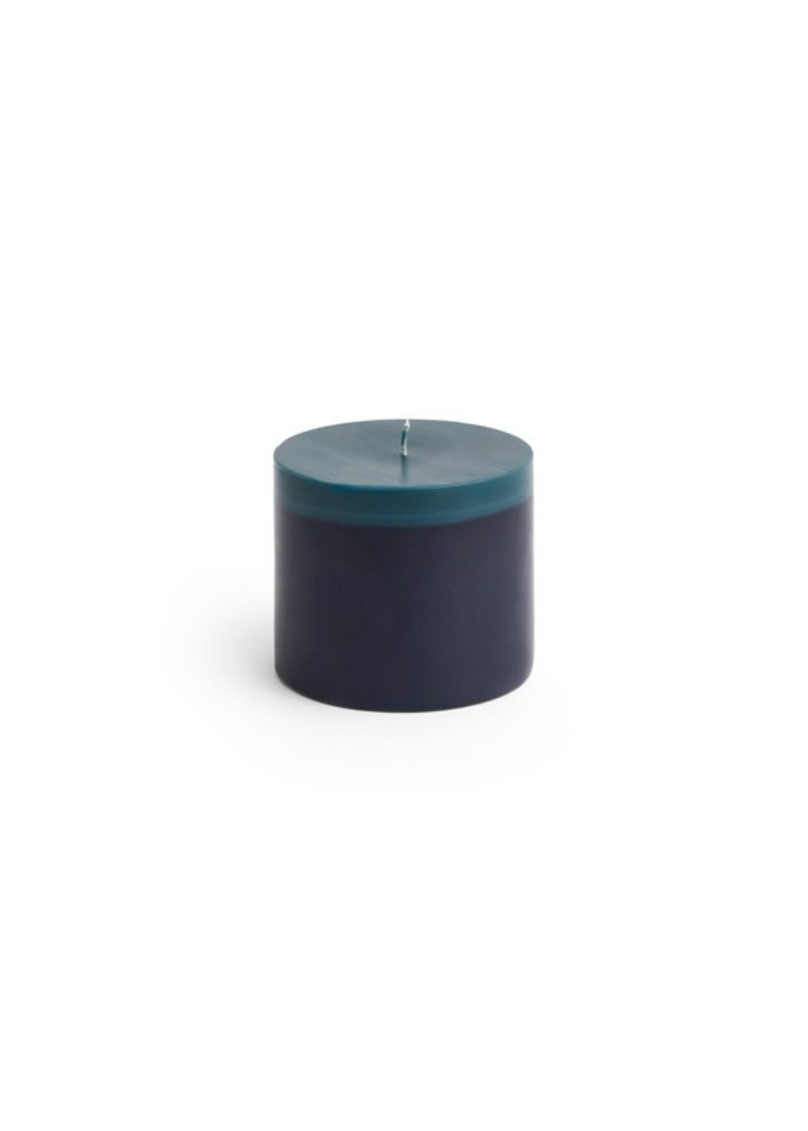 Hay Silo Candle - Small - Midnight blue and dark teal