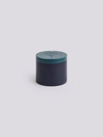 Hay Silo Candle - Small - Midnight blue and dark teal