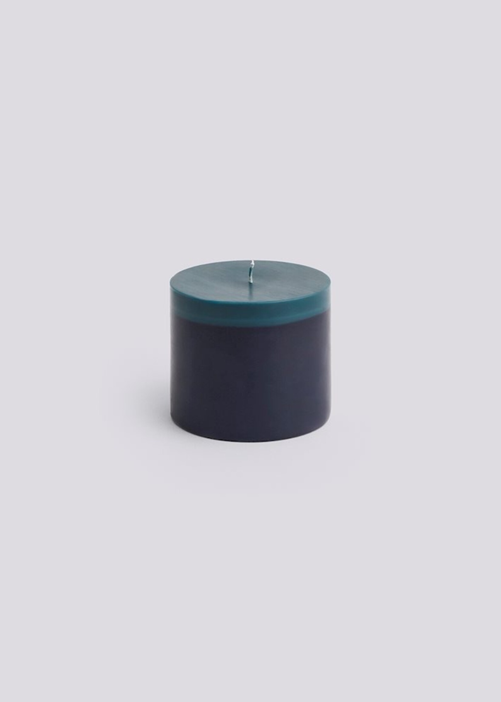 Hay Silo Candle - Small - Midnight blue and dark teal