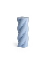 Hay Soft serve candle - Medium -Light blue
