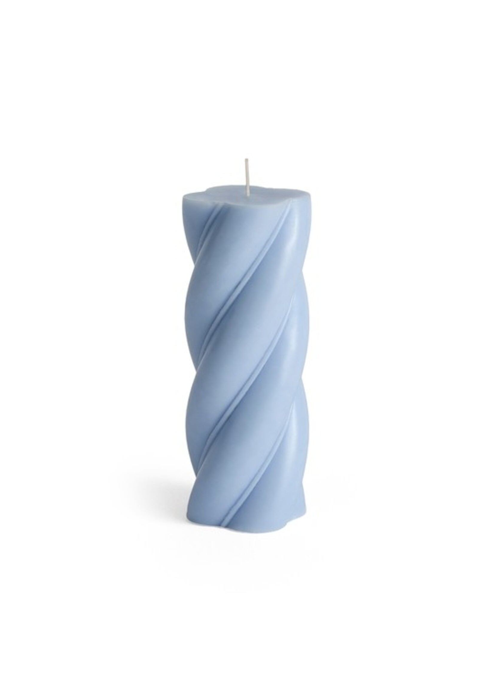 Hay Soft serve candle - Medium -Light blue