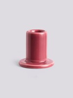 Hay Tube Candleholder - Small - Berry pink