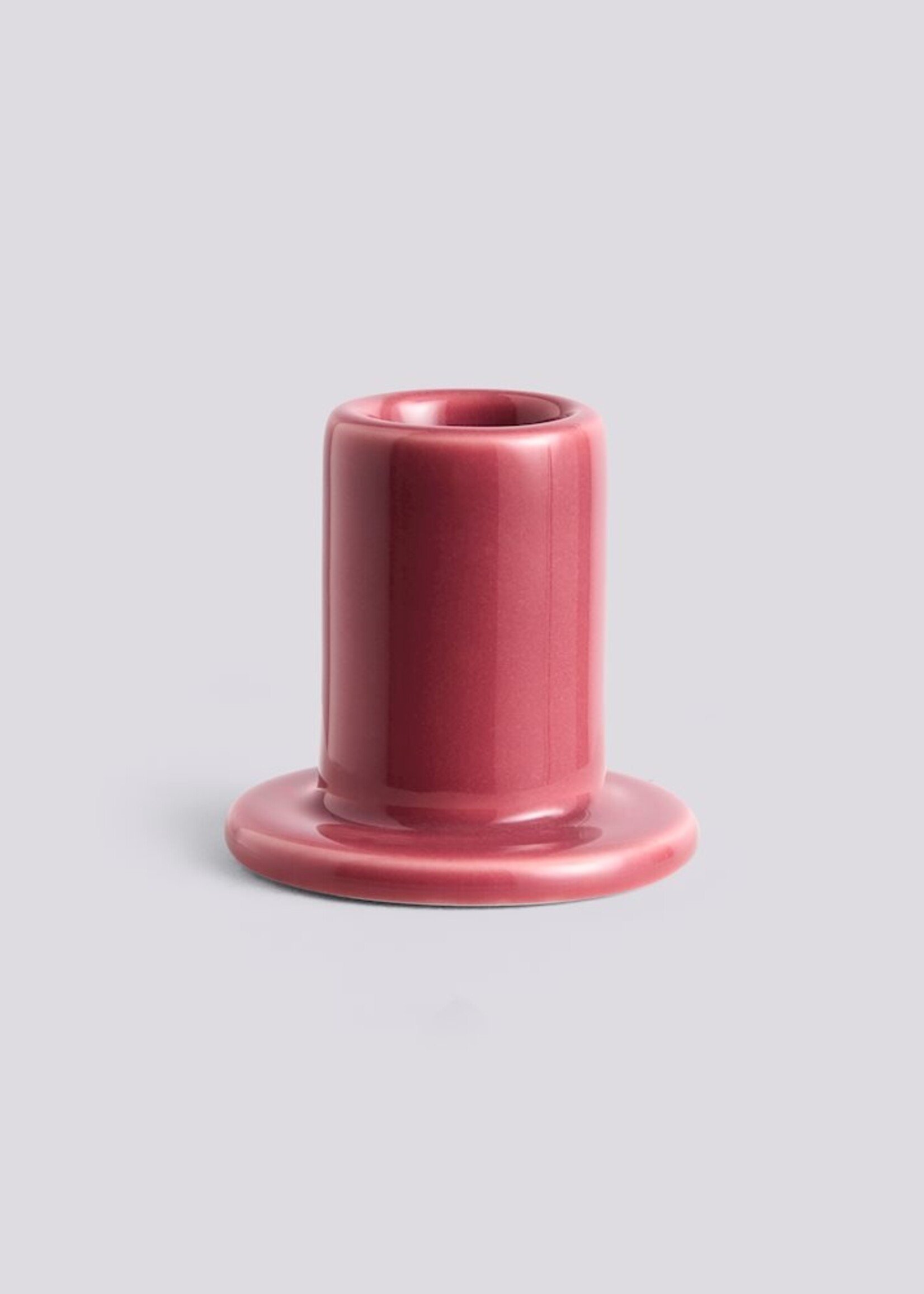 Hay Tube Candleholder - Small - Berry pink