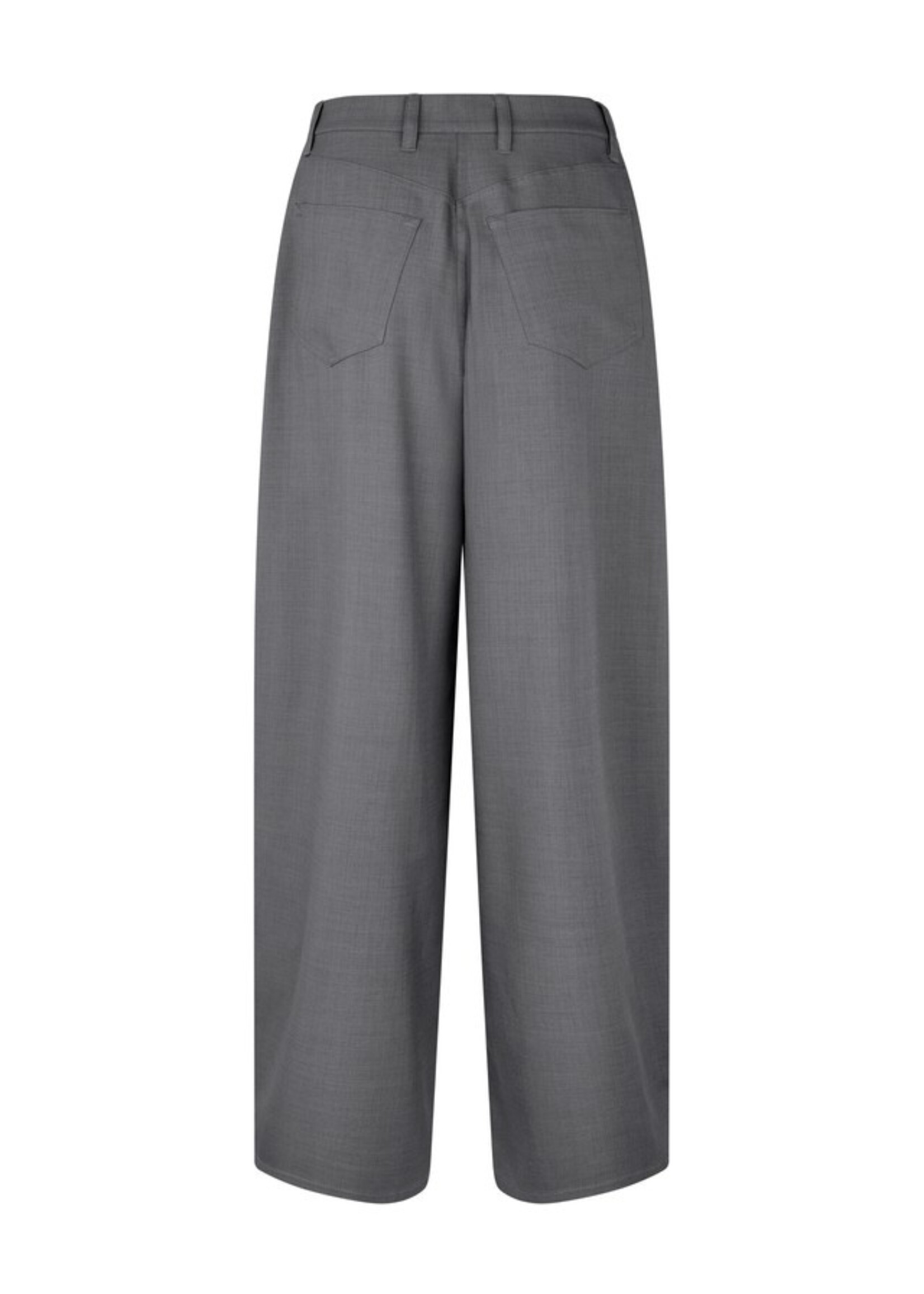 Samsøe Samsøe Saharper Pleat Trousers - Dark Grey mel.