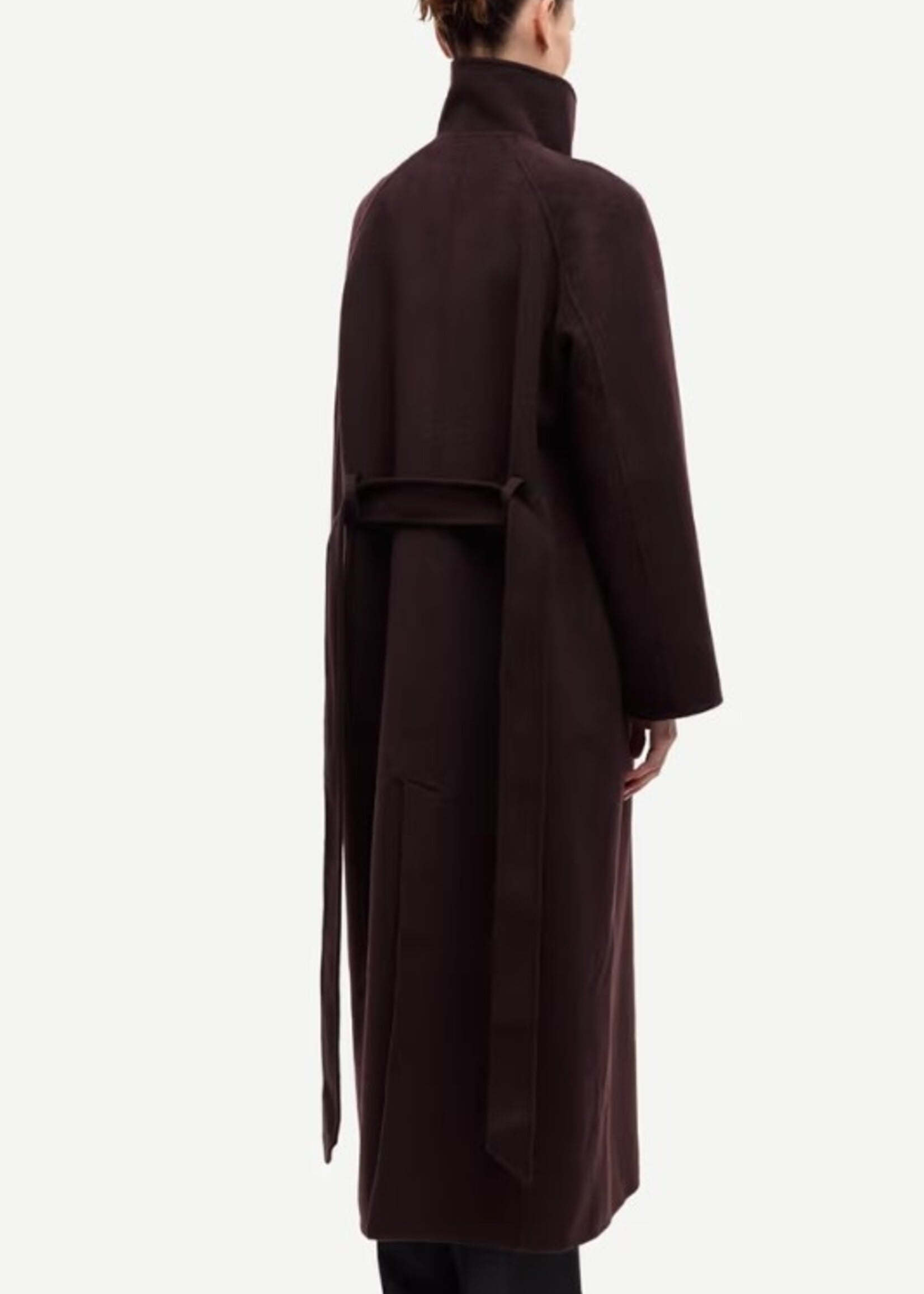 Samsøe Samsøe Sahanne coat - Black coffee