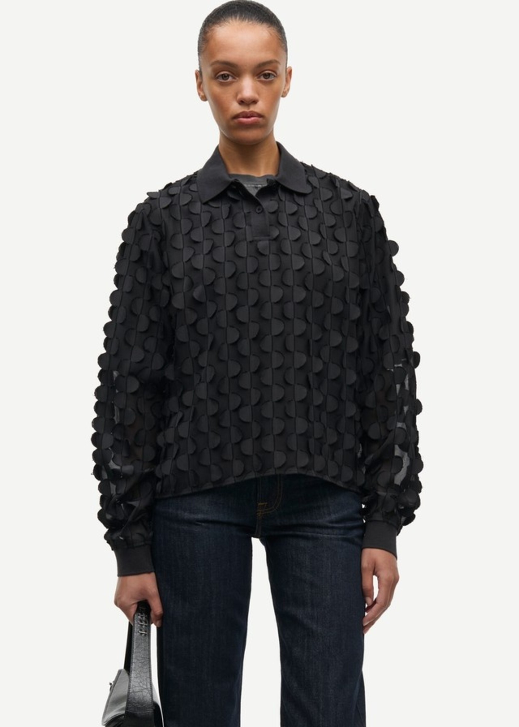 Samsøe Samsøe Sadovery Polo - Black