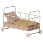 Maileg Cot bed, Micro - Rose