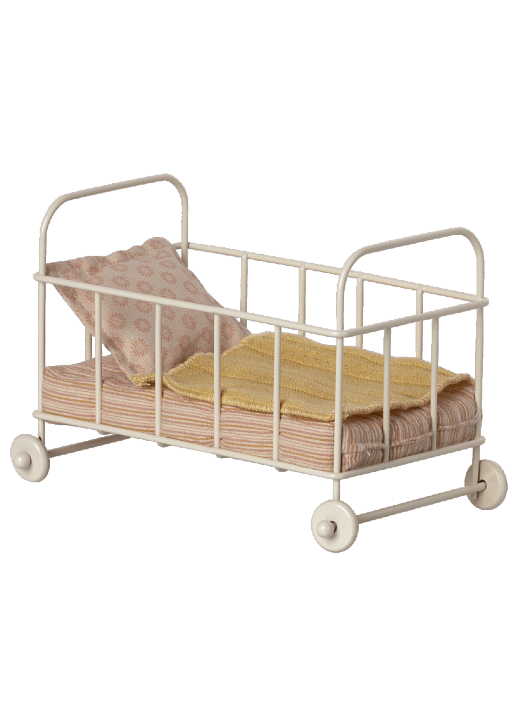 Maileg Cot bed, Micro - Rose