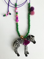 ByMelo By Melo - Dierenketting - Zizi de Zebra