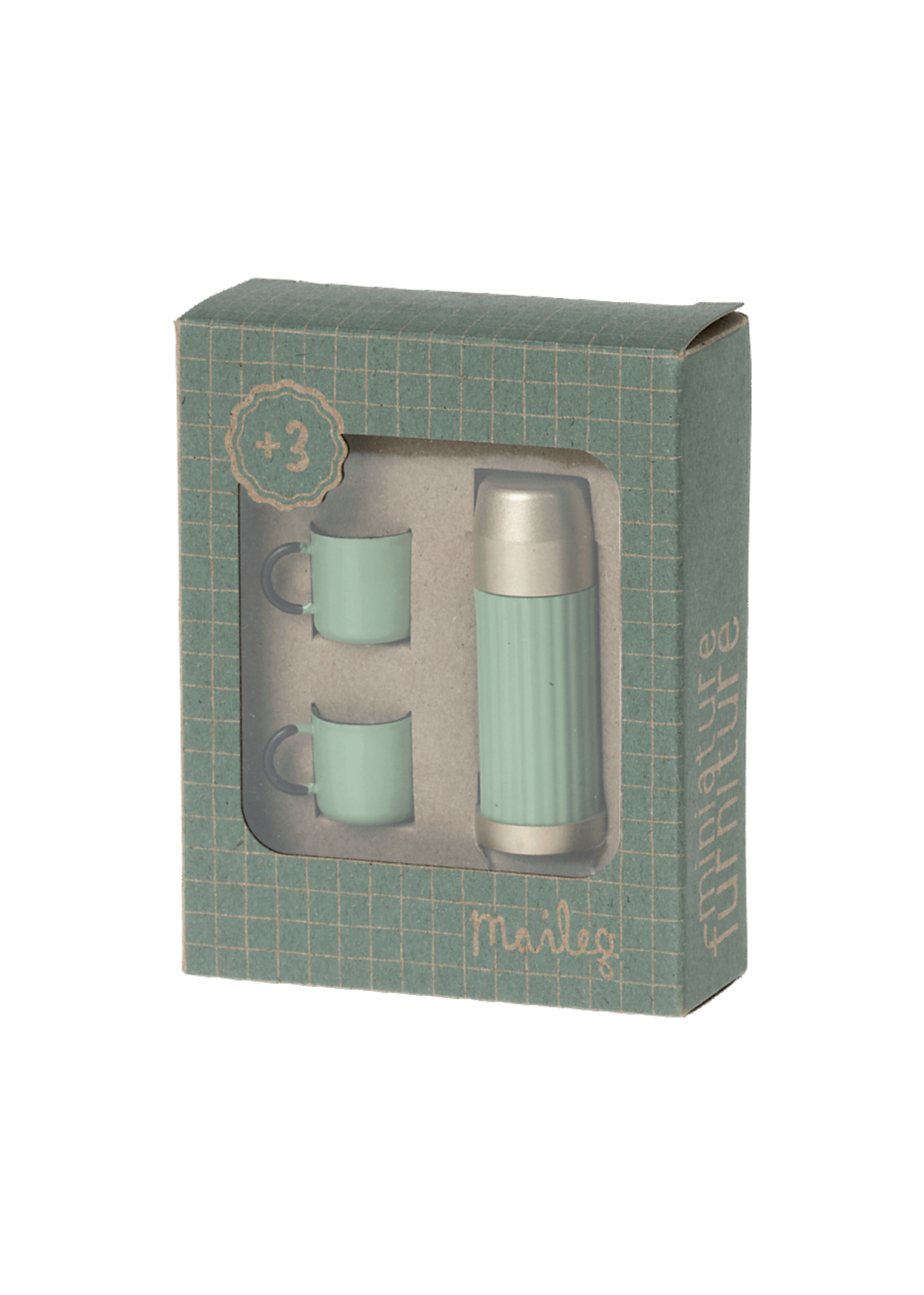 Maileg Maileg - Thermos and cups - Mint