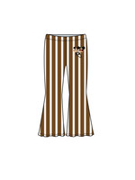 MINI RODINI MINI RODINI - Ritzratz stripe aop flared trousers - Brown