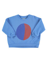 Piupiuchick Piupiuchick - Sweatshirt | Blue w/ multicolor circle print